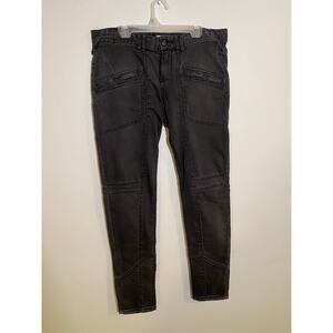 Free People Black Washed Jeans SZ 30